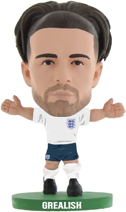 SoccerStarz SOC1571 England Jack Grealish Mini-Fußballfigur, 5 cm
