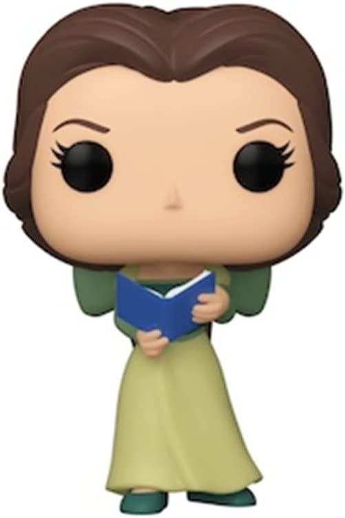 Disney Beauty and The Beast: Belle in Green Dress with Book 2021 Spring Convention Exclusive Funko 54262 Pop! Vinyl #1010