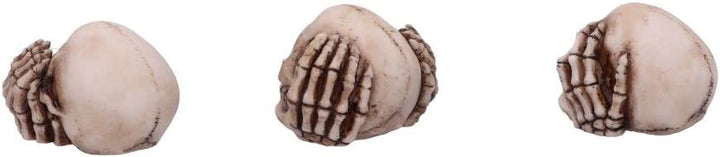 Nemesis Now Three Wise Skulls 7,6 cm, Harz, Beige