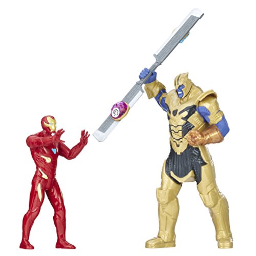 Ensemble de combat Marvel Avengers Iron Man contre Thanos (Hasbro e0559105)