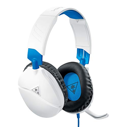 Casque de jeu Turtle Beach Recon 70P blanc pour PS4, Xbox One, Nintendo Switch et PC