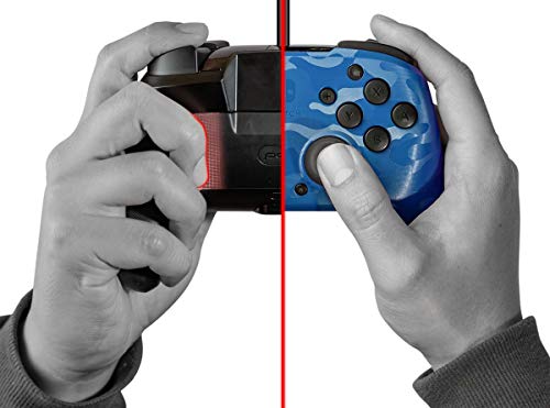 PDP-Controller Faceoff Deluxe+ Audio Wired Switch Camo Blue - Nintendo Switch