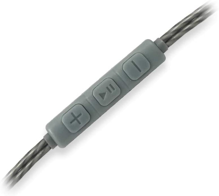 Walk Audio Wired Ohrhörer aus silbernem Metall