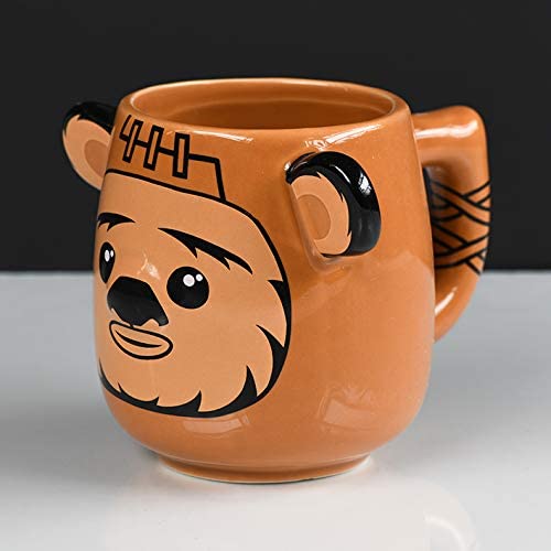 Star Wars SCMG25086 15oz / 450ml 3D Ewok Ceramic Mug, 450ml