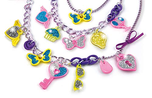 Clementoni 18583, Crazy Chic My Multicolour Charms Jewellery Kit for Children, A