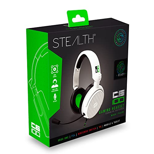Stealth C6-100 Grün Over-Ear-Gaming-Headset PS4/PS5, XBOX, Nintendo Switch, PC