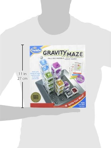 Thinkfun – Gravity Maze – Fallendes Marmor-Gehirnspiel und Stielspielzeug für Kinder ab 8 Jahren