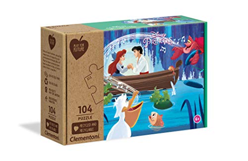 Clementoni - 27152 - Disney Little Mermaid - 104 Pieces - Made In Italy - 100% R