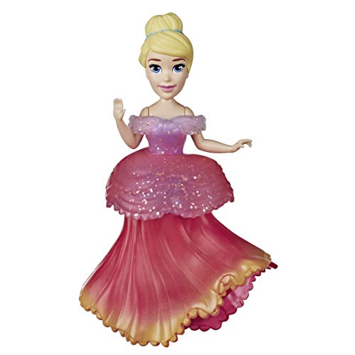 Disney Prinzessin Aschenputtel und Prinz Charming, kleine Puppe zum Sammeln, königlicher Clip