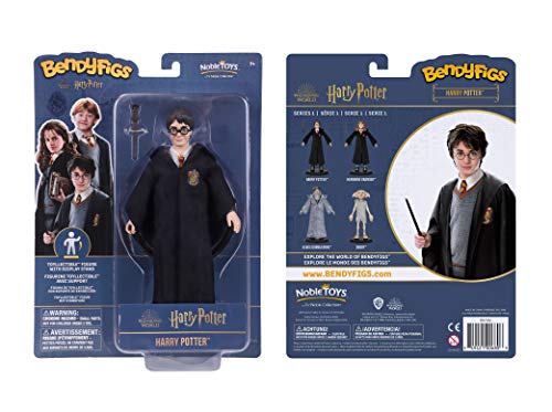 The Noble Collection Bendyfigs Harry Potter Figur, offiziell lizenziert, 19 cm (7,5).