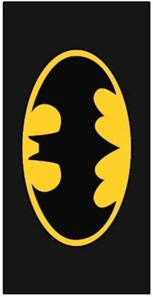 Batman Boys Towel Microfibre Large Logo - Black - 70x140 cm