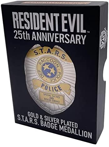 fanattik Resident Evil – vergoldete und versilberte Replik der Meda zum 25. Jubiläum von STA