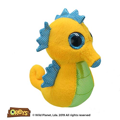 ORBYS Wild Planet 15cm Handmade Sea Horse Soft Toy, Plush Toy