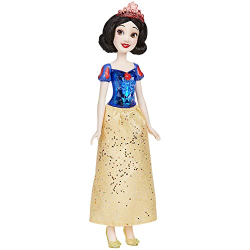 Disney Princess Royal Shimmer Schneewittchen Puppe, Modepuppe mit Rock und Zubehör