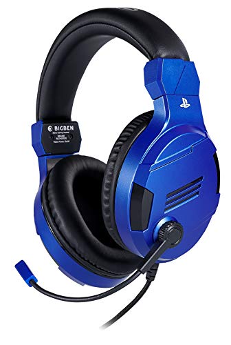 Official Playstation Gaming Headset V3 Blue for PS4 - Bigben