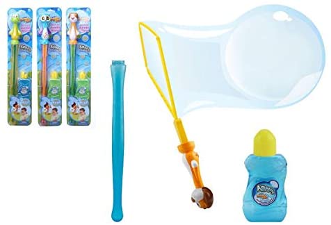 Jumbo Bubble Wand met Oplossing (1x Willekeurige Stijl)