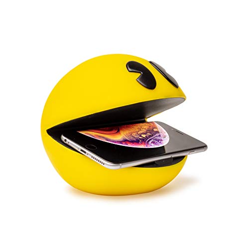 TEKNOFUN 811302 Pac-Man Wireless Smartphone Charger, Yellow