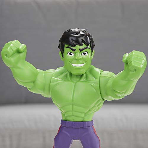 Playskool Heroes Marvel Super Hero Adventures Mega Mighties Hulk Figurine à collectionner de 10 pouces