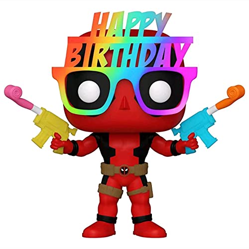 Marvel Deadpool Gafas de cumpleaños Exclusivo Funko 54687 Pop! Vinilo