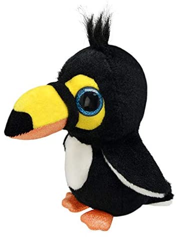 Wild Planet Orbys Tucano Peluche 25 cm Fatto a Mano, Multicolore K8505