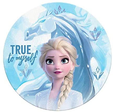 Frozen Round 2 1 Polyester Reference KD Beach Wash Face Towels Home Textiles Unisex Adult, Multicolor (Multicolor), Single