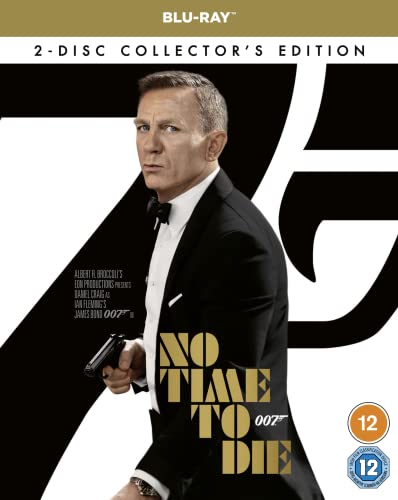 No Time To Die (James Bond) [2021] [Region Free] - Action/Adventure [Blu-ray]