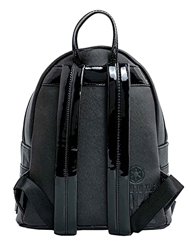 Loungefly Star Wars Darth Vader Light Up Mini Backpack, Black, Standard,