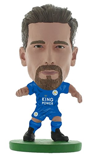 SoccerStarz SOC1305 Leicester Adrien Silva-Home Kit (Classique) /Figurines, Vert