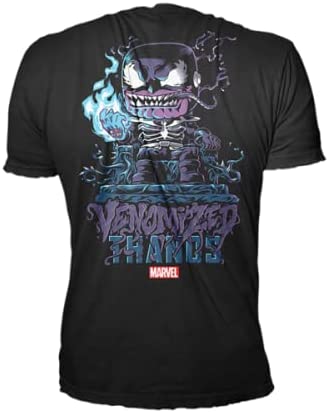 Funko 45460 POP and Tee: Marvel - Venomized Thanos - Small,Multicolor