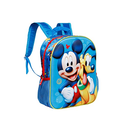 Mickey Mouse Pluto – Kleiner 3D-Rucksack, Blau