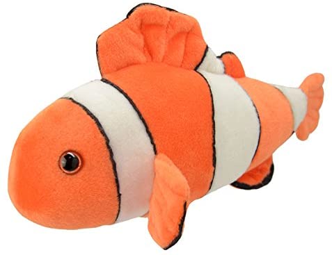 Wild Planet 23 cm Classic Clown Fisch Plüschtier (Mehrfarbig)