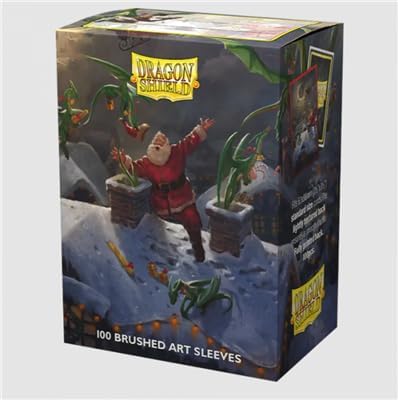 Arcane Tinmen Dragon Shield Christmas 2023 Brushed Art Sleeves (Box of 100)