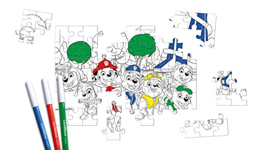 Clementoni 26097, Paw Patrol Double Face Puzzle For Children - 60 Pieces, Ages 5