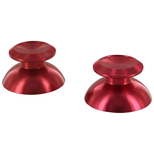 Metal thumbsticks for Sony PS4 controllers alloy aluminium analog –Red | ZedLabz
