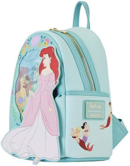 Loungefly Disney The Little Mermaid Princess Lenticular Mini Backpack