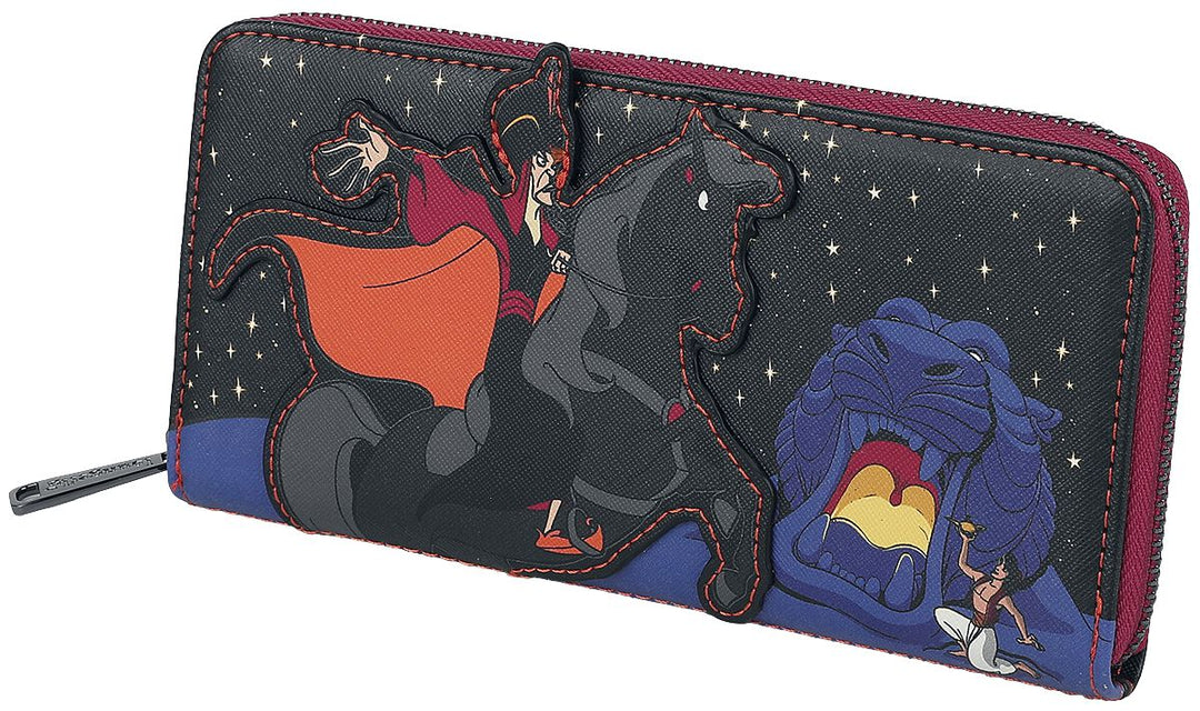 Loungefly Disney Aladdin Jafar Villains Scene Geldbörse