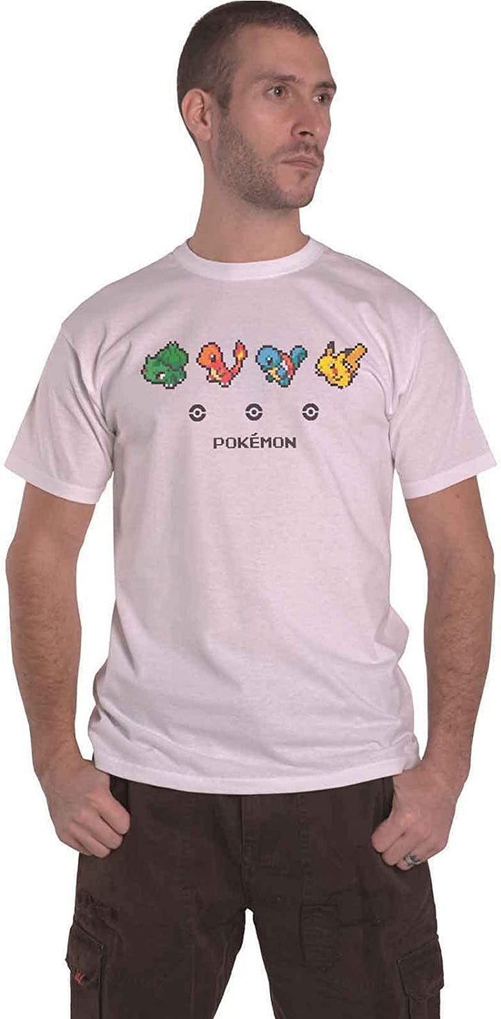 PoKeMoN Difuzed T-Shirt Starter Größe L Pokemon-Shirts