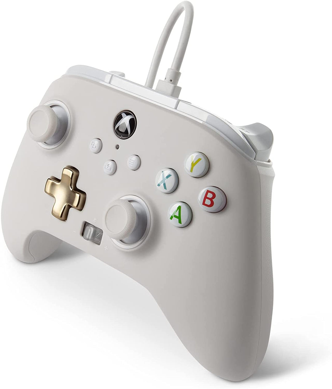 PowerA Enhanced Wired Controller für Xbox – Mist, Weiß, Gamepad, kabelgebundener Videoga