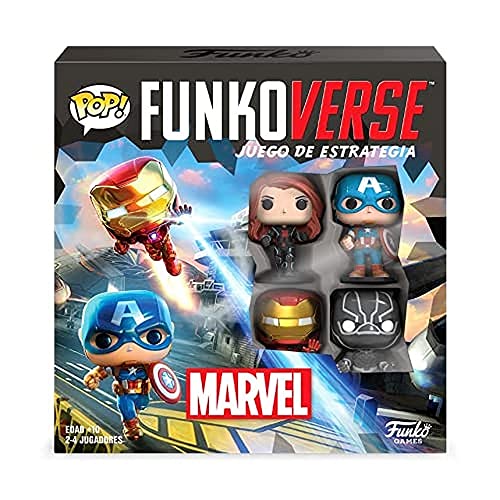 Funko 57518 Funkoverse: Marvel 100 4-Pack Spanish