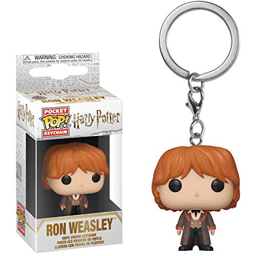 Harry Potter Ron Weasley (Yule) Funko 42630 Pop ! Porte-clés