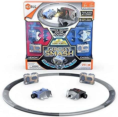 HEXBUG Circuit Smash Robots, ferngesteuerter, anpassbarer Roboter, Gamep im Sumo-Stil