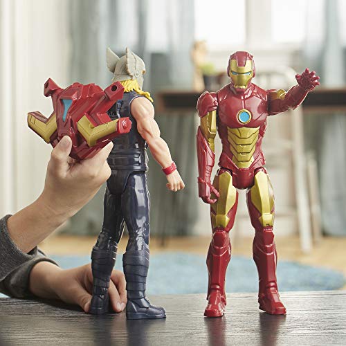 Marvel Avengers Titan Hero Series Blast Gear Iron Man Figurine 30 cm Jouet