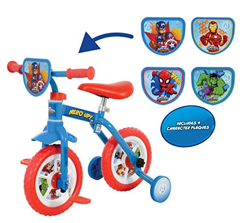 Disney Unisex-Jugend Marvel Superhero Switch It Multi Character 2in1 10" Training