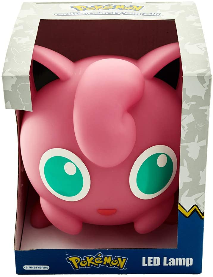Pokemon 811362 Pokémon Jigglypuff Leuchtfigur, 25 cm, Pink