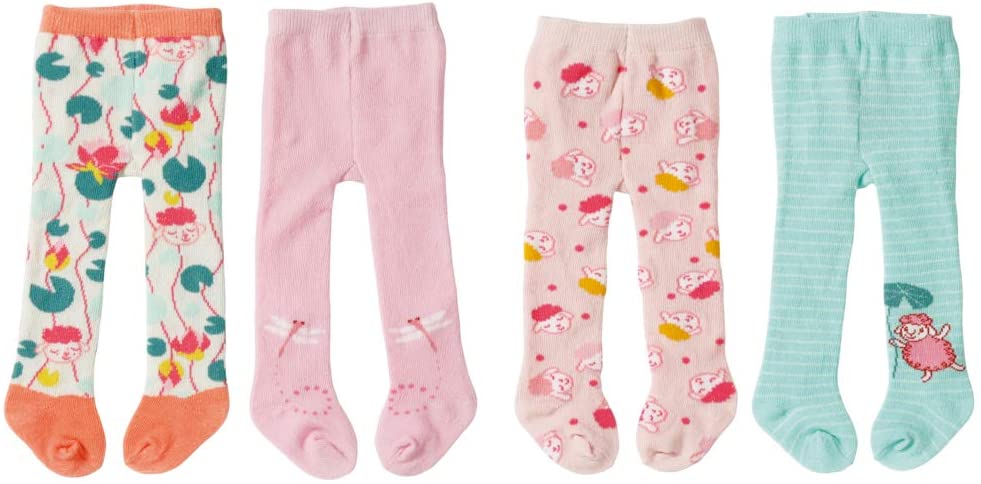 Baby Annabell Tights 43 cm - For Toddlers 3 Years & Up - Easy for Small Hands - Includes 2 Pairs