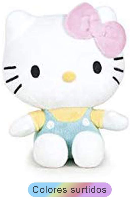 Hello Kitty 760016573 Pleuche 15 cm, 4 Mods, sortiert