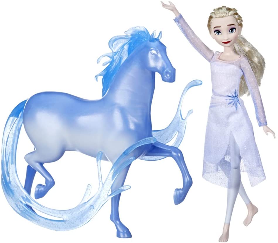 Disneys Frozen 2 Elsa-Puppe und Nokk-Figur, Spielzeug für Kinder ab 3 Jahren