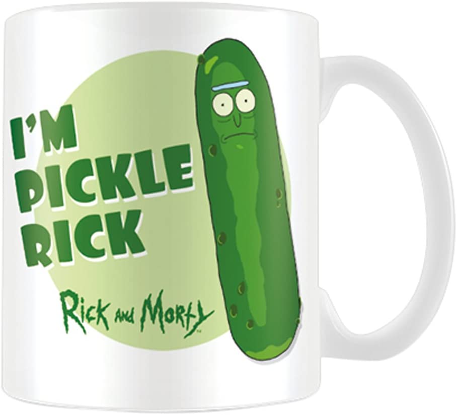 Pyramid MG24862 Morty Pickle Rick Kaffeetasse, Porzellan, mehrfarbig