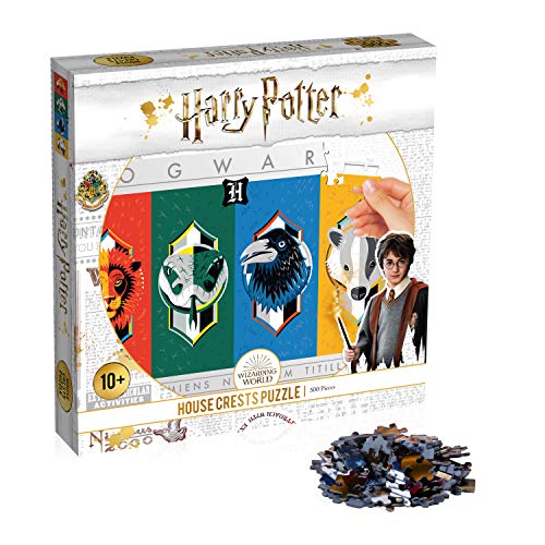 Winning Moves Harry Potter Hauswappen 500-teiliges Puzzle
