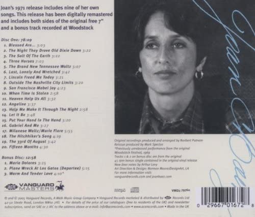 Joan Baez - Blessed Are [Audio CD]